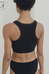 BASERANGE Oretta Turtleneck Bra SEOLHN BLACK
